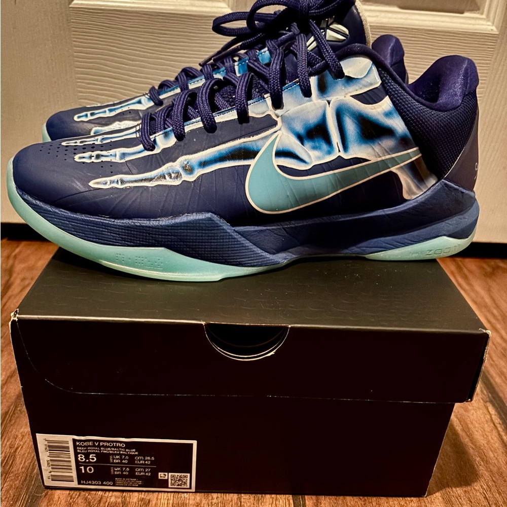 Kobe V Protro Xray Sneakers - Deep Royal Blue